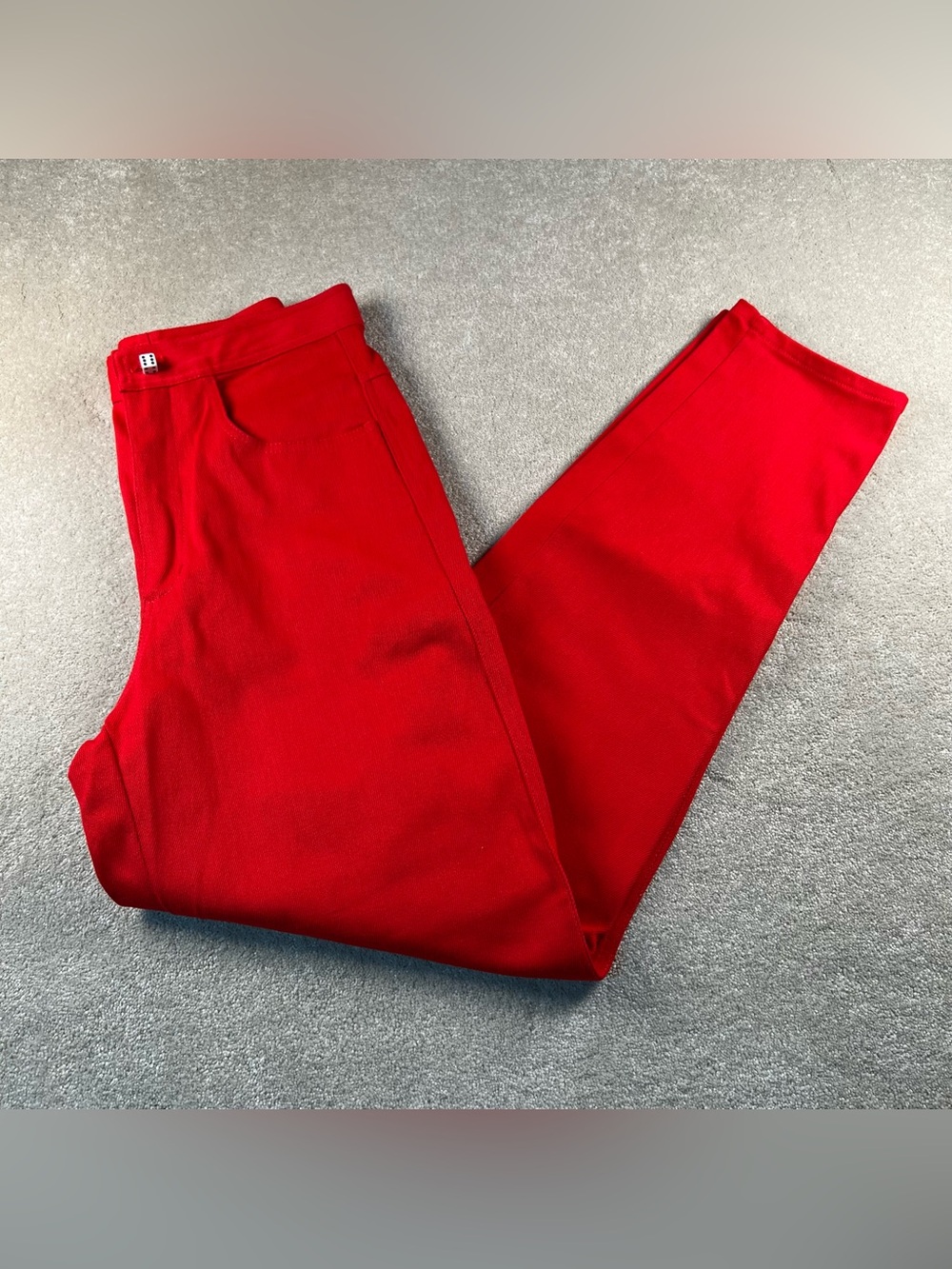 Vintage Jeans Red Dice Button 80s Hey Max Get Her NWT Dead Stock Women's 10